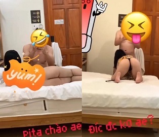 Vì tiền, em sinh viên năm nhất bất chấp địt không bao với anh khách lạ